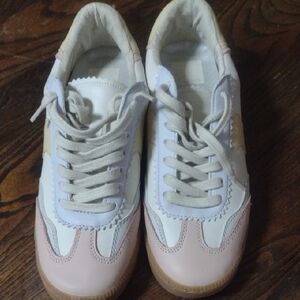 Dolce Vita Stylish Pink and White Sneakers